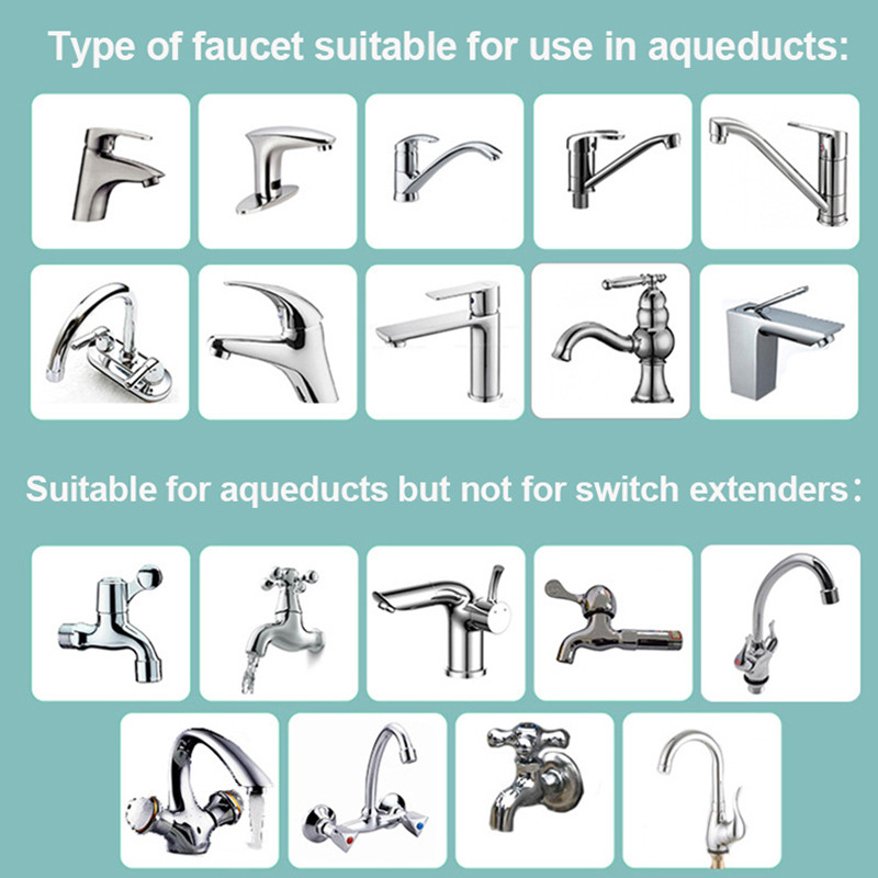 Οδηγός νερού βρύσης Επέκταση νεροχύτη λαβής βρύσης Συσκευή πλυσίματος χεριών με μακρύ νερό Αξεσουάρ μπάνιου κουζίνας για μωρά παιδιά