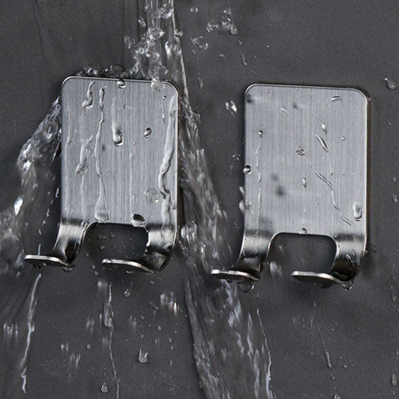 2 vnt. Punch Free Skustuvo laikiklis Vyriškas skutimosi skustuvo lentynėlė laikymo kabliukai Skutimosi skustuvas Tiesus stovas Vonios kambario organizatorius