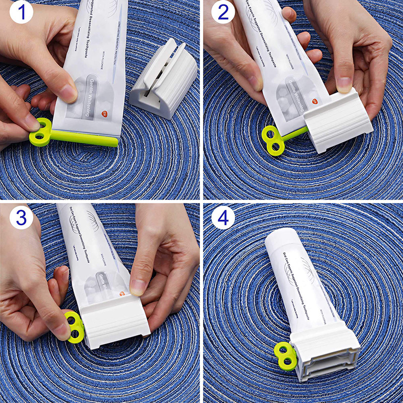 Οδοντόκρεμα Squeezer Rolling Tube Οδοντόκρεμα Squeezer Οδοντόκρεμα βάση στήριξης καθίσματος Περιστρεφόμενος διανομέας οδοντόκρεμας πολλαπλών χρήσεων