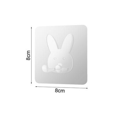 Skaidri PVC medžiaga vandeniui atsparus skustuvo laikiklis sieninis Punch Free Man skustuvo laikymo kabliukas Virtuvės Vonios Tvarkyklės priedai