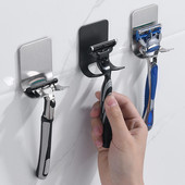 Punch Free Držač aparata za brijanje Ručnik za brijanje Polica za brijanje Kuke za pohranu Brijač za brijanje Ravno postolje Stalak Kupaonski organizator