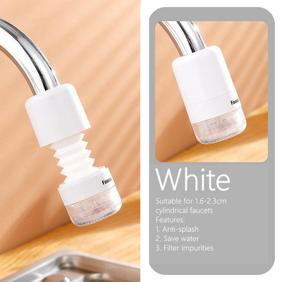 Vonios kriauklės antgalis maišytuvo ilgintuvas Guminis elastingas vandens čiaupo prailginimas virtuvės maišytuvo priedai vaikams Vaikų rankų plovimas