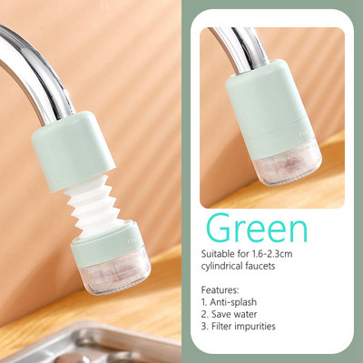 Vonios kriauklės antgalis maišytuvo ilgintuvas Guminis elastingas vandens čiaupo prailginimas virtuvės maišytuvo priedai vaikams Vaikų rankų plovimas