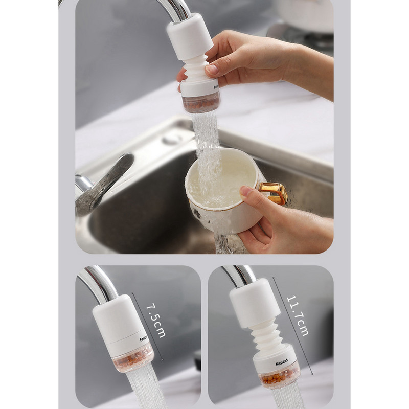 Vonios kriauklės antgalis maišytuvo ilgintuvas Guminis elastingas vandens čiaupo prailginimas virtuvės maišytuvo priedai vaikams Vaikų rankų plovimas