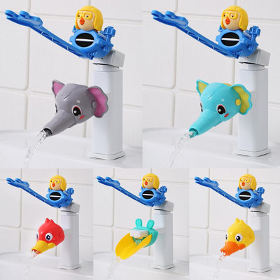 Cartoon Duck Shape Faucet Extender Kit Silicone Baby Washing Hand Washet Extension Αξεσουάρ μπάνιου για σωλήνες νερού