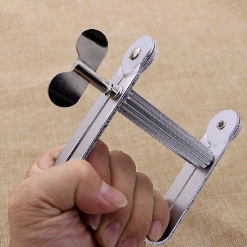 Fürdőszoba-kiegészítő készlet Fogkrém kinyomó Lazy fogkrém adagoló Hajfesték kozmetikai festék kinyomó tubus adagoló