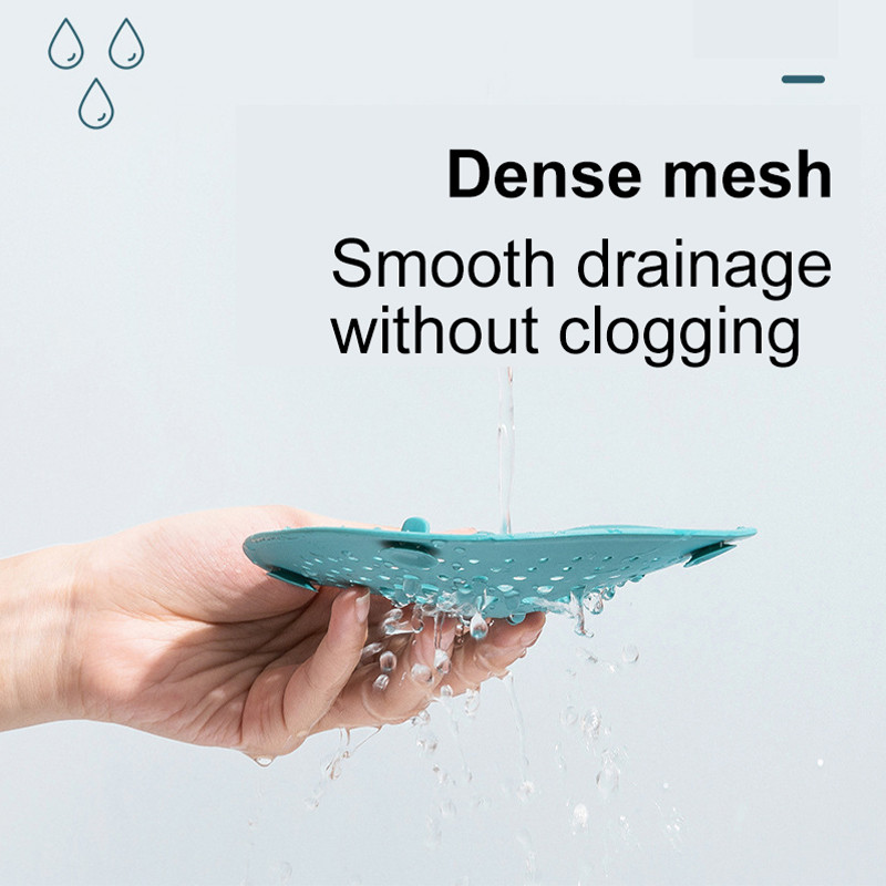 1PCS Силиконова цедка за мивка Капак за подов канал за баня Колектор за отпадъци Универсален мрежест филтър против запушване Кухненски аксесоари