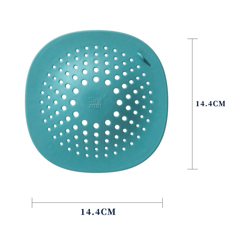 1PCS Силиконова цедка за мивка Капак за подов канал за баня Колектор за отпадъци Универсален мрежест филтър против запушване Кухненски аксесоари