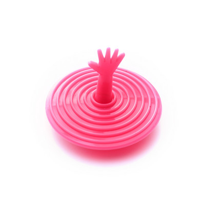 Творческа малка тапа за мивка за палми Капак за канализационна подова канализация Капак за блокиране на водата в басейна Комплект аксесоари за баня Завеса за душ