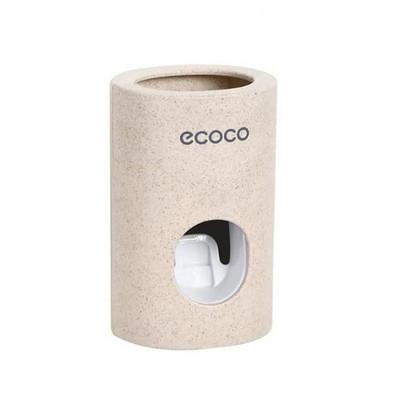 Automatinis dantų pastos dozatorius, montuojamas prie sienos Vonios dantų pastos spaustukas Dulkėms atsparus dantų šepetėlio laikiklis, laikymo stovo priedai