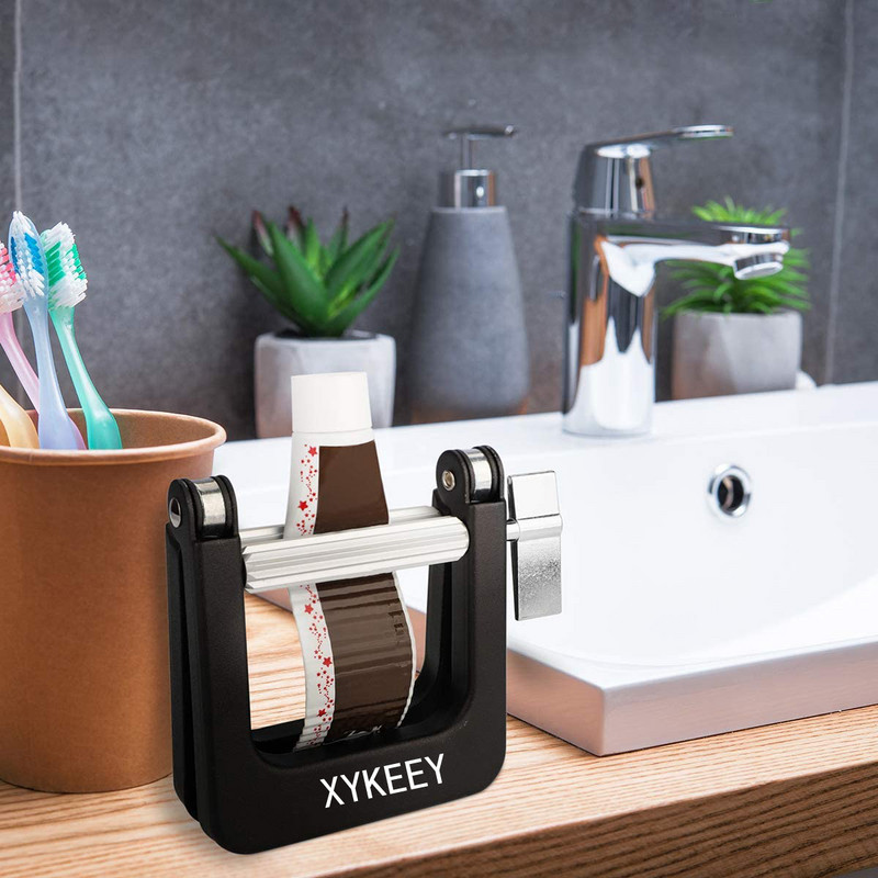 Didelis metalo vamzdelių spaustukas – dantų pastos dažų vamzdelių gręžtuvas, vamzdelių vyniotuvas taupo dantų pastą, kremus, dažus, plaukų spalvą, tepalą...