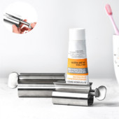 Sukiojantis dantų pastos suspaudimo vamzdelis dantų pastos dozatorius nerūdijančio plieno darbą taupantis dantų pastos vamzdelio gręžtuvas Vonios kambario priedai