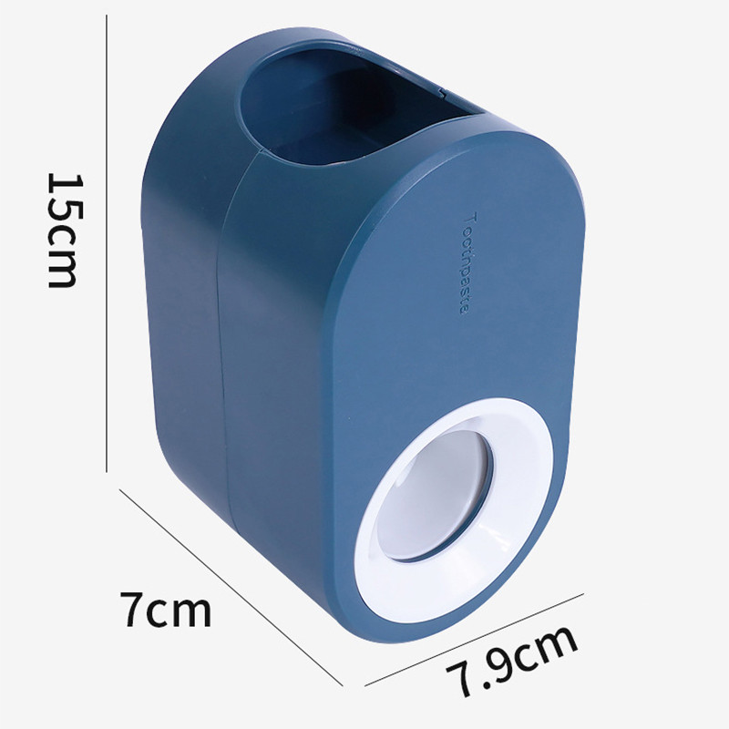 1vnt automatinis dantų pastos spaudiklis dantų šepetėlio laikiklio rinkinys dantų pastos dozatorius prie sienos tvirtinamas stovas vonios kambario priedai įrankiai