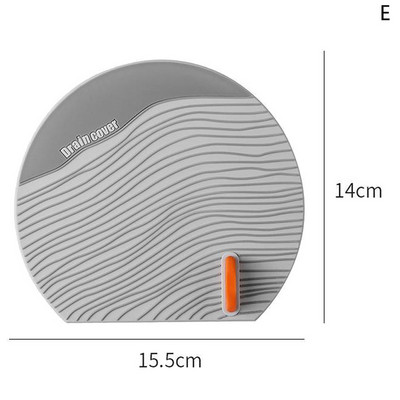 Капаци за оттичане на душ PVC подов сифон Душ Уловител за косми Баня Филтър за кухненска мивка Домашен дезодорант Защитен от насекоми подов капак
