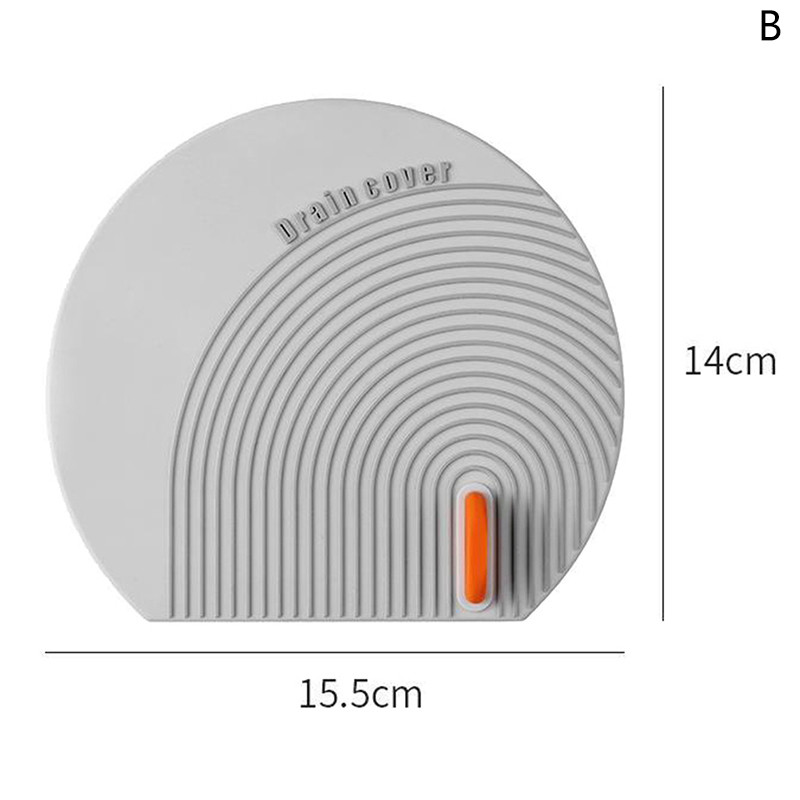 Капаци за оттичане на душ PVC подов сифон Душ Уловител за косми Баня Филтър за кухненска мивка Домашен дезодорант Защитен от насекоми подов капак