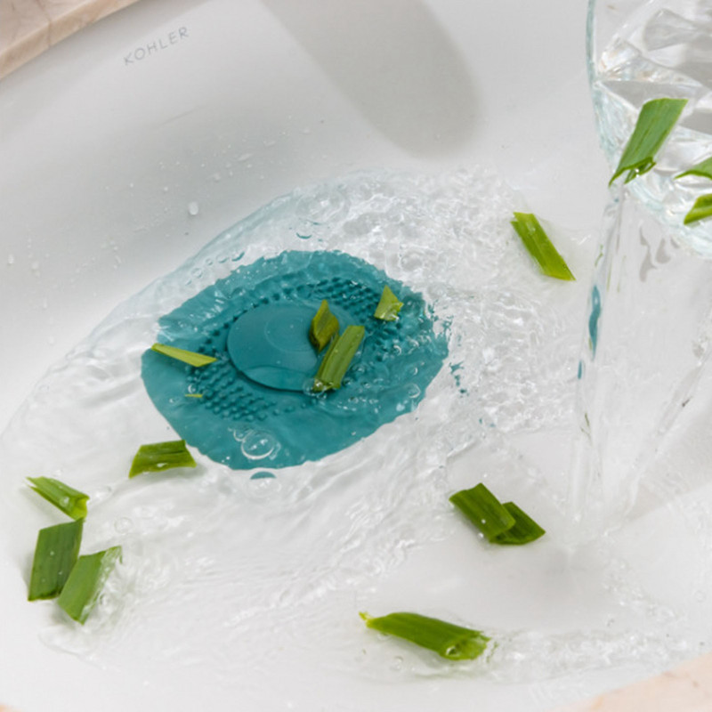 4бр. Канализация за мивка за баня Уловител за косми Неправилна шарка Запушалка за баня Тапа Цедка за мивка Филтър Аксесоар за кухненска цедка