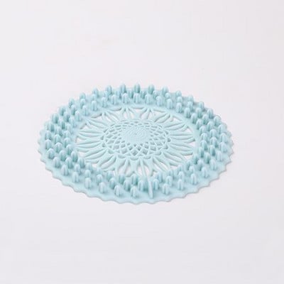 Кръгъл силиконов дренаж, уловител за косми, кухненска цедка за мивка, баня, душ, вана, запушалка, капак за оттичане, уловител за коси, филтър за кухня