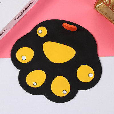 Карикатура Котешка лапа Силиконов подов канал за баня Капак на филтъра Капак на филтъра за мивка Кухня Канализация Душ Дренаж Цедка Запушалка за коса