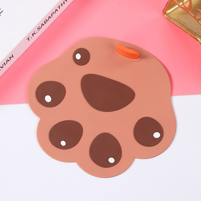 Карикатура Котешка лапа Силиконов подов канал за баня Капак на филтъра Капак на филтъра за мивка Кухня Канализация Душ Дренаж Цедка Запушалка за коса