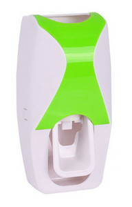 Automatinis vonios kambario aksesuarų rinkinys dantų pastos dozatorius sieninis laikiklis Dulkėms atsparus dantų šepetėlio laikiklis sieninis laikymo stovo spaustukas