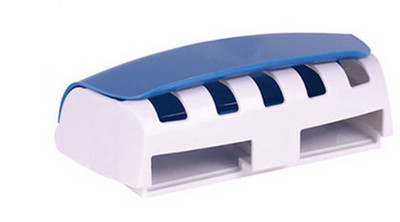 Automatinis vonios kambario aksesuarų rinkinys dantų pastos dozatorius sieninis laikiklis Dulkėms atsparus dantų šepetėlio laikiklis sieninis laikymo stovo spaustukas