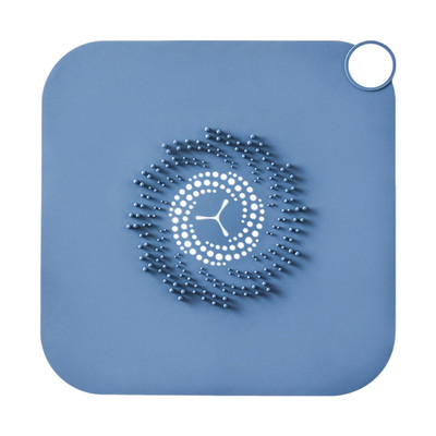 Уловител за коса Душ канал Голям квадратен капак за оттичане на вана Уловители за коса за душ Баня Кухненска мивка Канализация Мек силикон