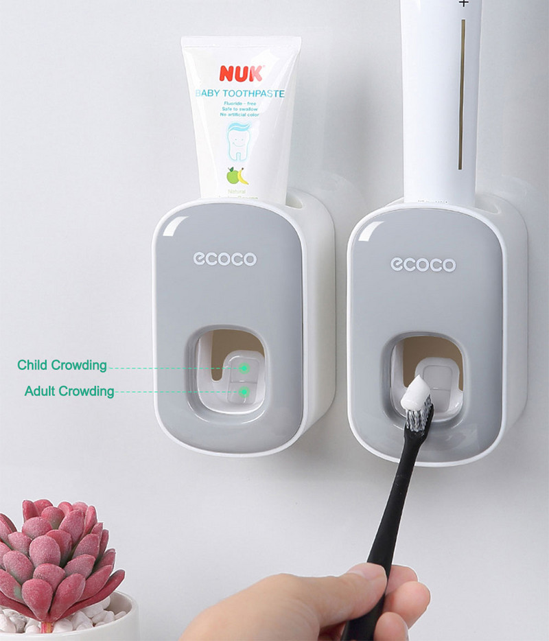 LEDFRE sieninis automatinis dantų pastos dozatorius vonios kambario priedų rinkinys dantų pastos išspaudimo dozatorius vonios kambariui LF71019
