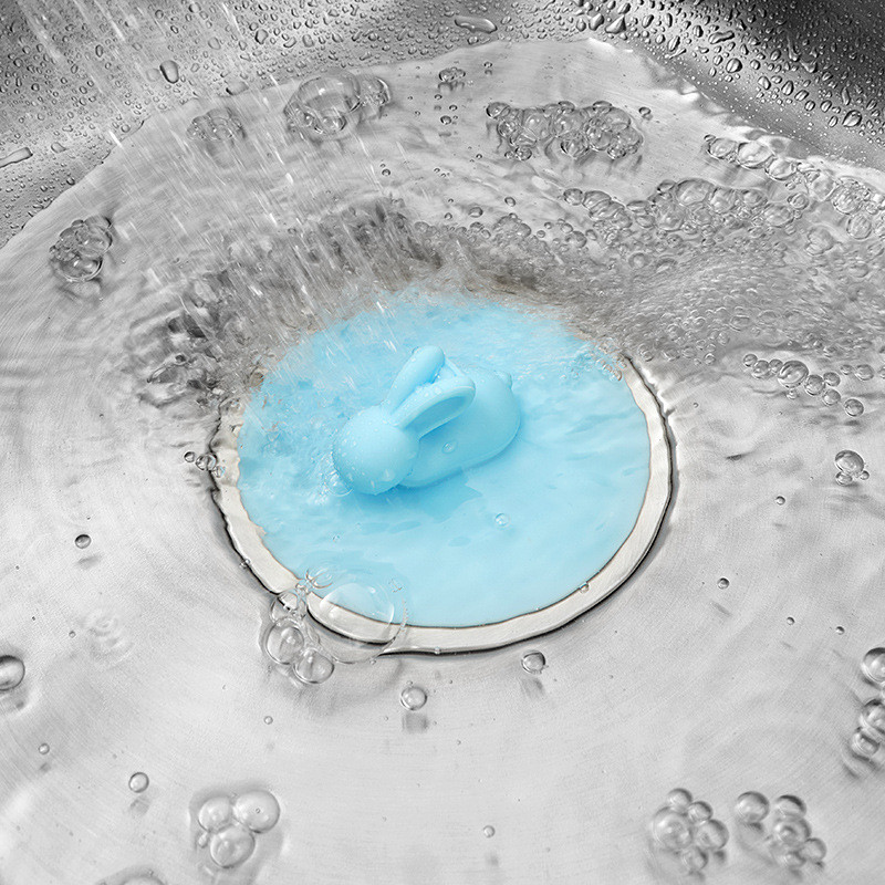 CartoonFloor Капак за дренаж Филтър за мивка за баня Силиконова подложка за дезодорант против запушване Запушалка за улавяне на косми Аксесоари за баня