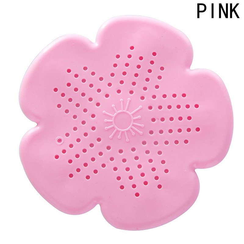 Силиконов филтър Вана Уловител за косми Запушалка Отвор за оттичане на душ Филтър Сифон Цедка за мивка за Баня Тоалетна Кухненски аксесоари