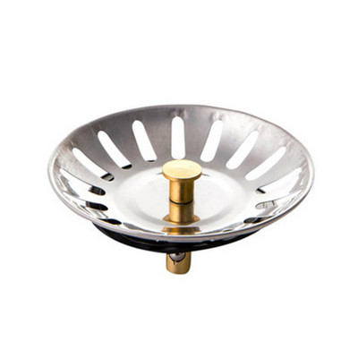 Цедка за кухненска мивка Уловител за косми Аксесоари за баня Запушалка за коса Пластмасова запушалка за оттичане от неръждаема стомана YH-460134