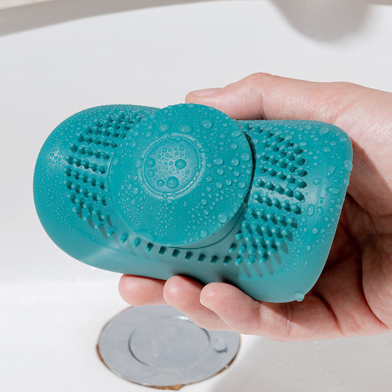 Силиконов канал за мивка Уловител за косми Мивка за баня Антиблокиращ филтър Запушалка за вана Цедка за мивка Кухненски аксесоари