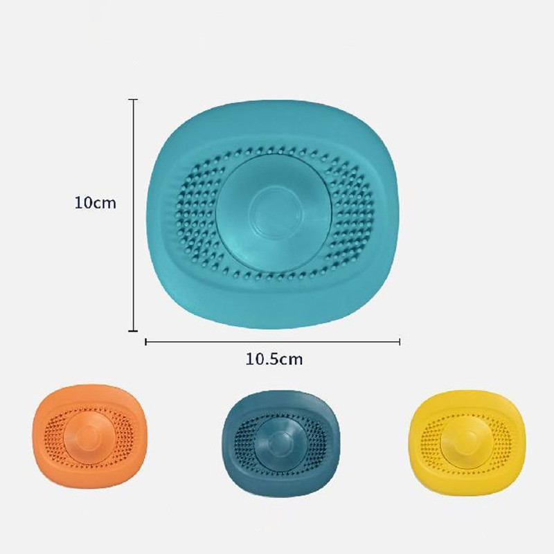Силиконов канал за мивка Уловител за косми Мивка за баня Антиблокиращ филтър Запушалка за вана Цедка за мивка Кухненски аксесоари