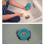 Кухненски филтър Силиконова синя цедка Канал за душ за баня Канал за мивка Капак за канализация Филтър за коса Аксесоари за баня