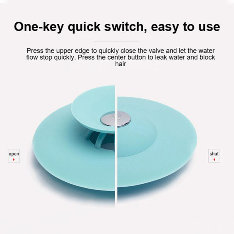 Силиконова кухненска мивка Филтър Инструменти Щепсел за вана Аксесоари за улавяне на косми за баня Цедка за душ Консумативи за дома Тоалетна Джаджи