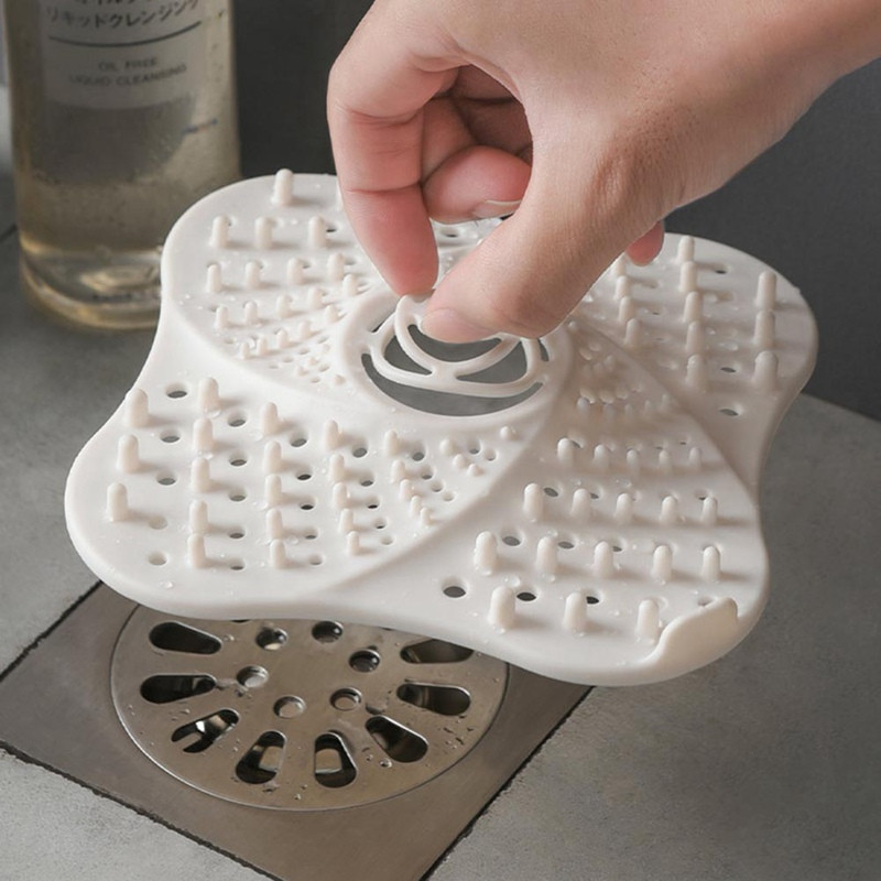 Антиблокиращ подов дренаж Смукател Канализационен изход Цедка Филтър за мивка Запушалка и уловител за коса Кухненски аксесоари за баня