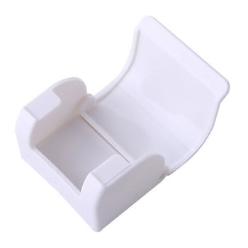 Прахоустойчива пластмасова кутия за държач за бръснач Вендуза Мъжка рафт за съхранение на самобръсначка Стенен капак за бръснач Поставка за самобръсначка Баня