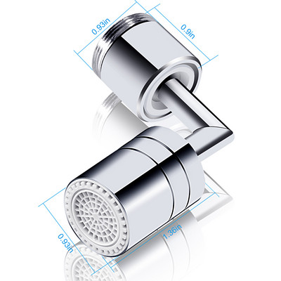 Кран за кухненски кран 3 нива Регулиране на 360 градуса завъртане Гъвкав аератор Дифузор Дюза за кран Филтрирани аксесоари за кран