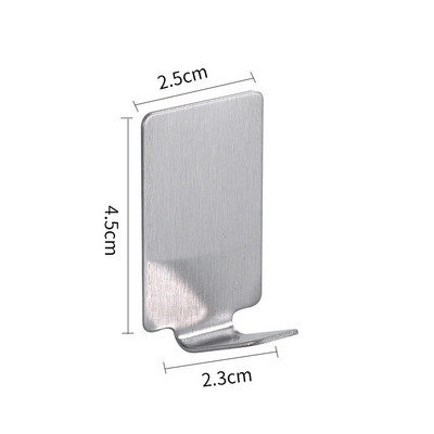 Държач за бръснач от неръждаема стомана Безплатен удар Мъжки държачи за бръснене Водоустойчива кука за съхранение на самобръсначки за баня за кухня, баня