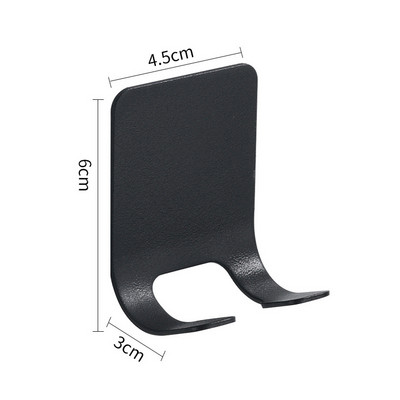 Държач за бръснач от неръждаема стомана Безплатен удар Мъжки държачи за бръснене Водоустойчива кука за съхранение на самобръсначки за баня за кухня, баня