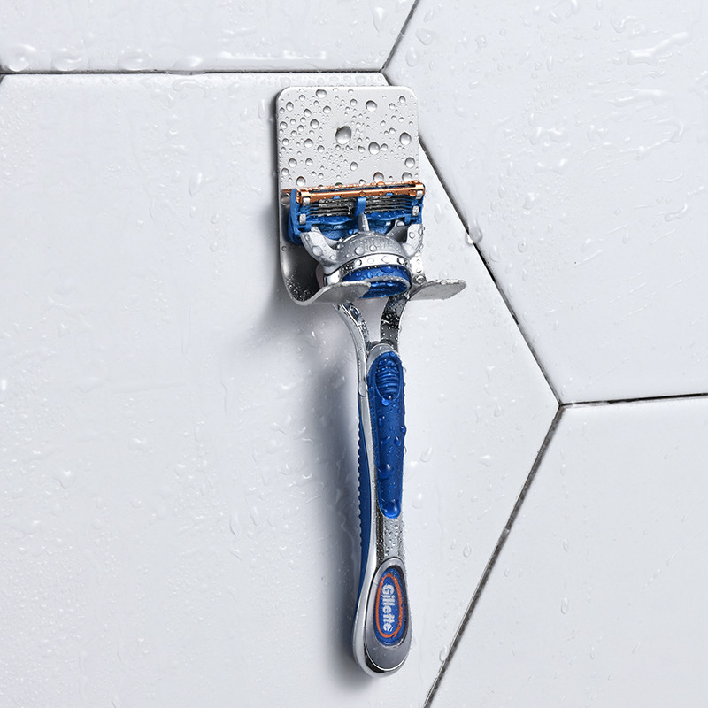 Поставка за бръсначи от неръждаема стомана Поставка за мъжки самобръсначки Поставка за бръсначи Поставка за бръснене Аксесоари за баня Поставка за съхранение на самобръсначки Вискоза Кука за бръсначи