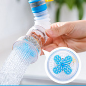 Удължител за дюза за кухненски кран, регулируем пречиствател на кран за вода, 360-градусово въртене, барботер, водоспестяващ филтър, аксесоар за баня