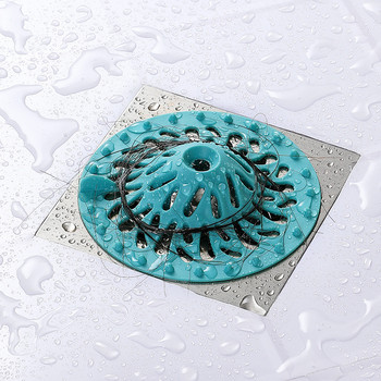 Капак на филтъра за оттичане на пода Капак за оттичане на душ мивка Дизайн на дръжка Филтър за коса Мивка Антиблокиращ филтър за кухненска мивка за баня