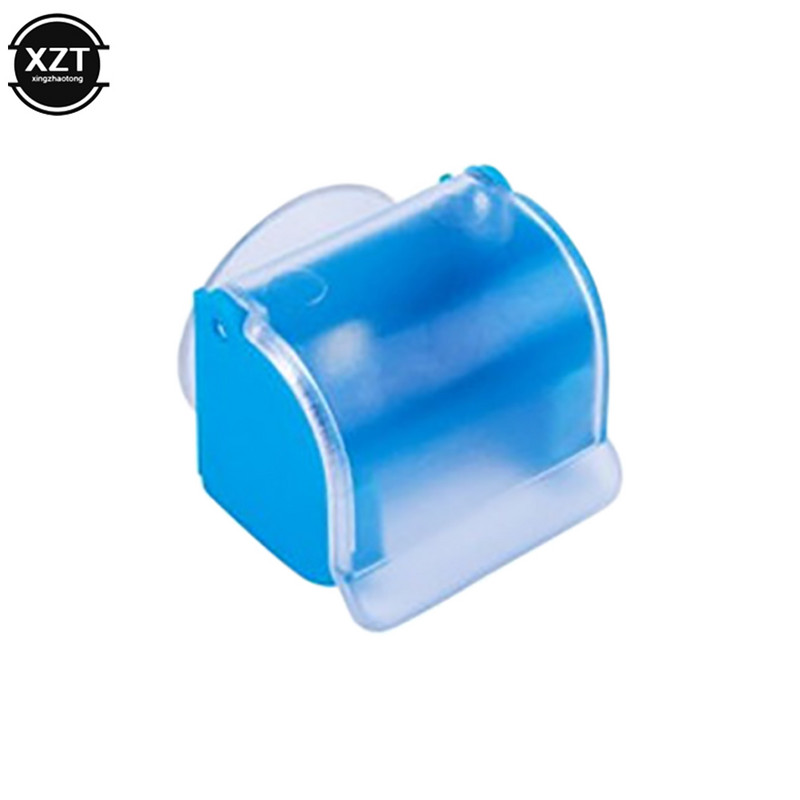 Мъжка самобръсначка Четка за бръснач Държач за острие Съхранение Баня Смукател за стена Вендуза Кука Стойка Закачалка Поставка Рафт Аксесоар за прах Пластмаса