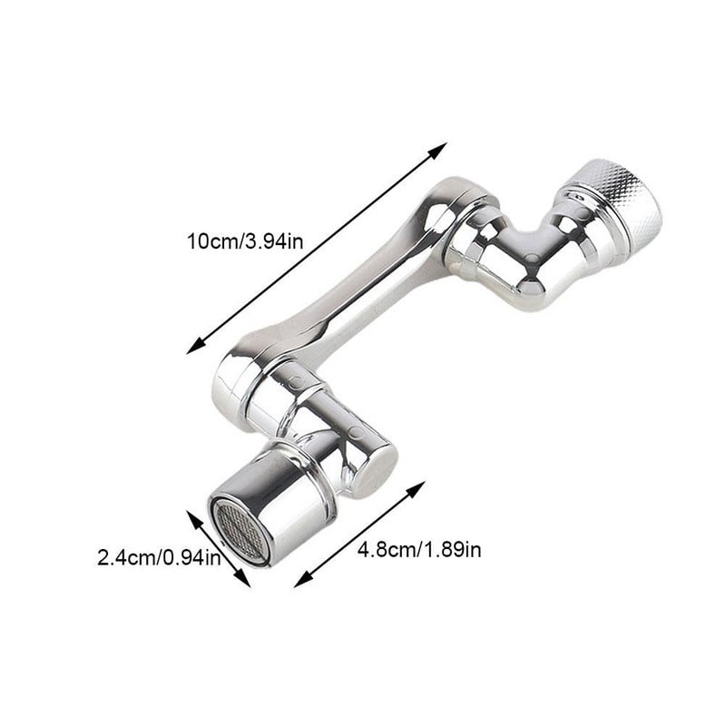 1080-градусов аератор за кран Пластмасов кран Защитен от пръски Въртящ се водоспестяващ спрей Глава за умивалник Адаптер за удължител на крана Горещо!