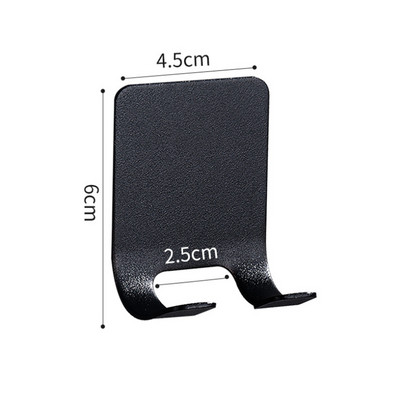 Държач за бръснач за душ Неръждаема стомана Водоустойчиво лепило за стена Куки за самобръсначка Баня Кухня Организирайте Щепсел Кука Висяща кърпа