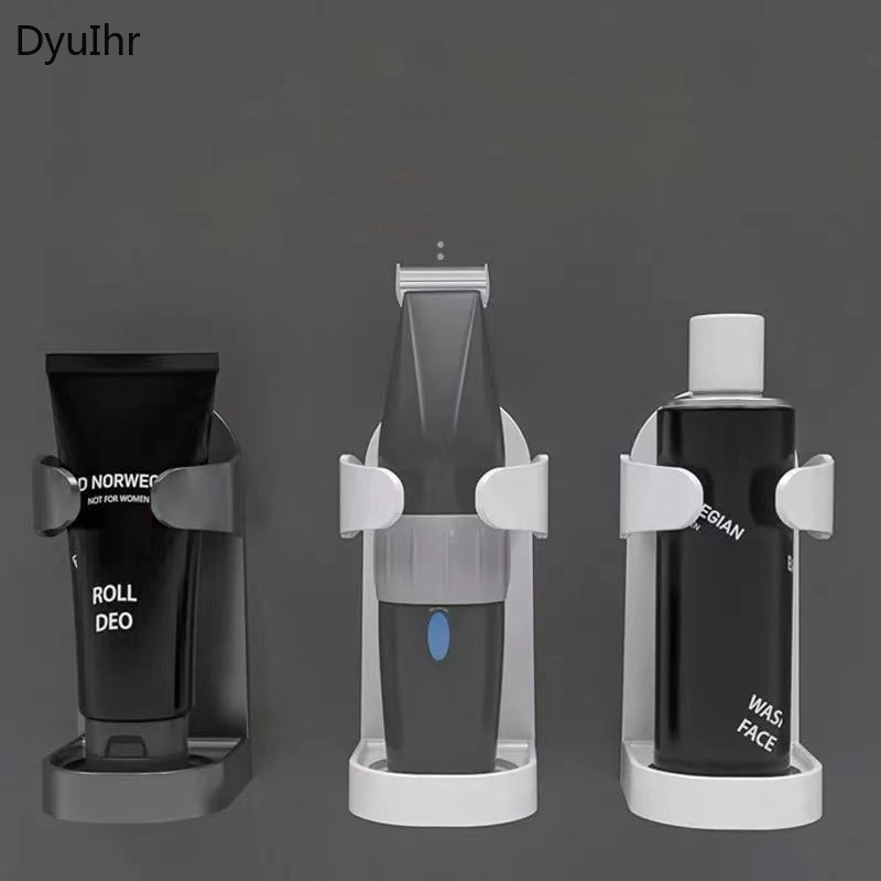 Рафт за електрическа самобръсначка Баня Без перфорация Монтиран на стена Стойка за самобръсначка Многофункционална стойка за съхранение Аксесоари за баня