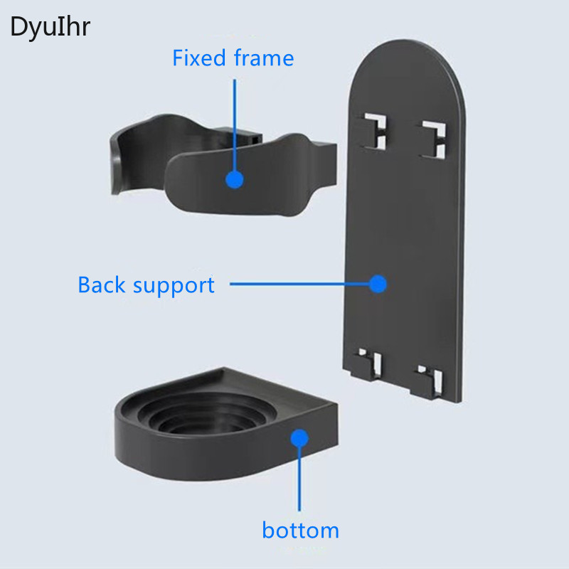 Рафт за електрическа самобръсначка Баня Без перфорация Монтиран на стена Стойка за самобръсначка Многофункционална стойка за съхранение Аксесоари за баня