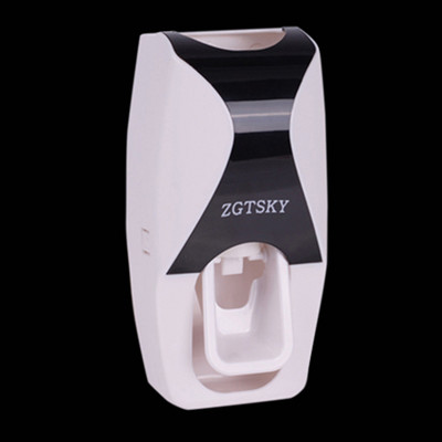 Автоматичен диспенсер за паста за зъби Стенен монтаж Прахоустойчив Държач за четка за зъби Стенен монтаж Поставка за съхранение Комплект аксесоари за баня Изстисквачка