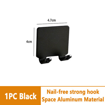 5 бр. Държач за бръснач без перфорация Мъжка стойка за съхранение на самобръсначка Стенни метални куки Стойка за бръснач Стойка Аксесоар за органайзер за баня