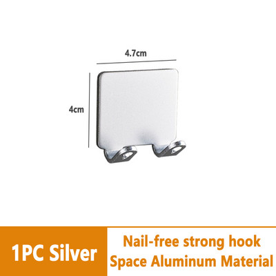 5 бр. Държач за бръснач без перфорация Мъжка стойка за съхранение на самобръсначка Стенни метални куки Стойка за бръснач Стойка Аксесоар за органайзер за баня